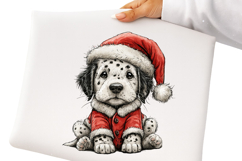 Whimsical Christmas Dogs Clipart Product Image 2