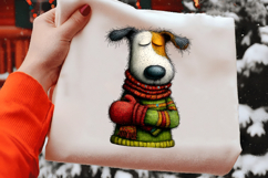 Whimsical Christmas Dogs Clipart Product Image 2