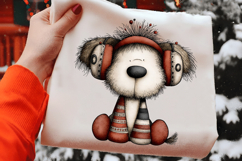Whimsical Christmas Dogs Clipart Product Image 2