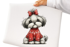 Whimsical Christmas Dogs Clipart Product Image 2