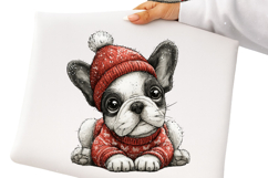 Whimsical Christmas Dogs Clipart Product Image 2