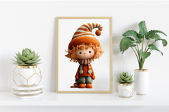 Whimsical Christmas Elf Clipart Product Image 2