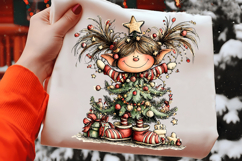 Whimsical Christmas Elf Clipart Product Image 2