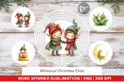Whimsical Elves Wind Spinner Product Image 1