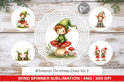Whimsical Elves Wind Spinner Product Image 1