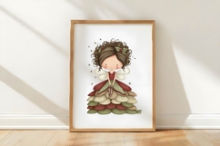 Whimsical Christmas Fairy Clipart Product Image 3