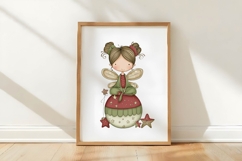 Whimsical Christmas Fairy Clipart Product Image 3