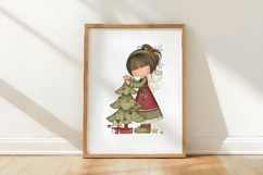 Whimsical Christmas Fairy Clipart Product Image 3