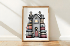 Whimsical Christmas House Clipart Product Image 3