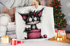 Whimsical Christmas Fox Clipart Product Image 2
