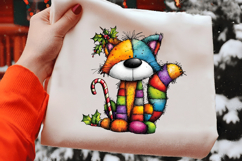 Whimsical Christmas Fox Clipart Product Image 2