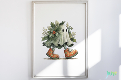 Whimsical Christmas Ghost Clipart Product Image 5