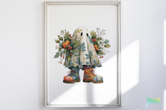Whimsical Christmas Ghost Clipart Product Image 5