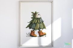 Whimsical Christmas Ghost Clipart Product Image 5