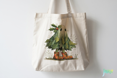 Whimsical Christmas Ghost Clipart Product Image 4