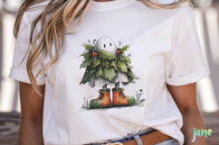 Whimsical Christmas Ghost Clipart Product Image 2