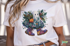 Whimsical Christmas Ghost Clipart Product Image 2