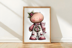Whimsical Christmas Gingerbread Clipart Product Image 3