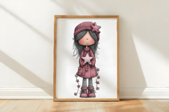 Whimsical Christmas Girls Clipart Product Image 3