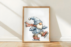 Whimsical Christmas Gnome Clipart Product Image 3