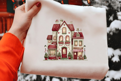 Whimsical Christmas Houses Clipart Product Image 2