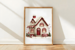 Whimsical Christmas Houses Clipart Product Image 3