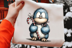 Whimsical Christmas Icy Blue Penguin Product Image 2