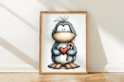 Whimsical Christmas Icy Blue Penguin Product Image 3