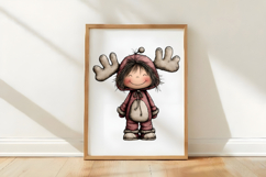 Whimsical Christmas Kids Clipart Product Image 3