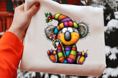Whimsical Christmas Koala Clipart Product Image 2