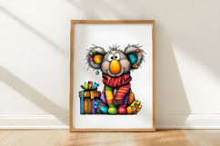 Whimsical Christmas Koala Clipart Product Image 3