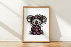 Whimsical Christmas Koala Clipart Product Image 3