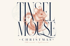 Whimsical Christmas Mouse Holiday Charm Product Image 1