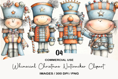 Whimsical Christmas Nutcracker Clipart Product Image 1