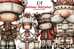 Whimsical Christmas Nutcracker Clipart Product Image 1