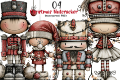 Whimsical Christmas Nutcracker Clipart Product Image 1