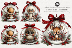 Whimsical Christmas Ornament Clipart Product Image 1