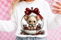 Whimsical Christmas Ornament Clipart Product Image 2