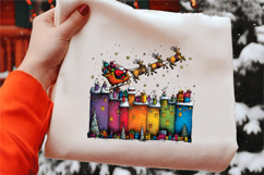 Whimsical Christmas Santa Clipart Product Image 2