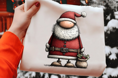 Whimsical Christmas Santa Clipart Product Image 2