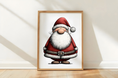 Whimsical Christmas Santa Clipart Product Image 3