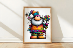 Whimsical Christmas Santa Clipart Product Image 3