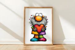 Whimsical Christmas Santa Clipart Product Image 3