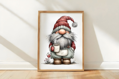 Whimsical Christmas Santa Clipart PNG Product Image 3