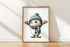 Whimsical Christmas Santa Clipart Product Image 3