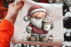Whimsical Christmas Santa Clipart Product Image 3
