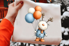 Whimsical Christmas Snowman Clipart Product Image 2
