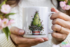 Whimsical Christmas Tree Clipart Bundle Product Image 3