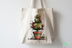 Whimsical Christmas Tree Clipart Bundle Product Image 5