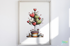 Whimsical Christmas Tree Clipart Bundle Product Image 4